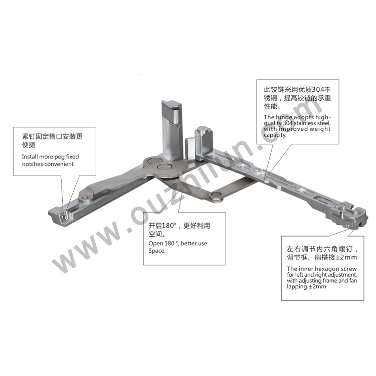 C型槽隐形铰链 OHL.JL-001B(不分左右)